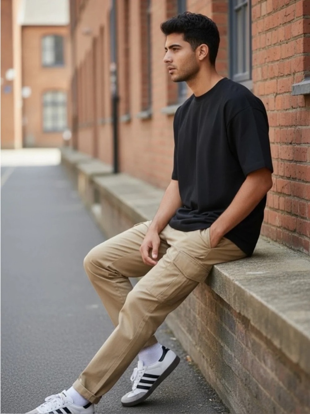 Men's CSG Everett Cargo Pants in Tan - Classic Everyday Style